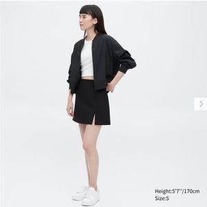 uniqlo slit mini skirt
